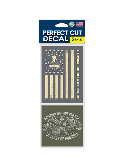 WWP 20th Anniversary 2-Pack Decal