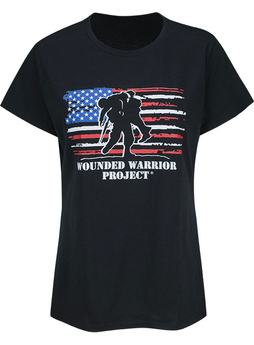 WWP Ladies Full Color Flag T-Shirt
