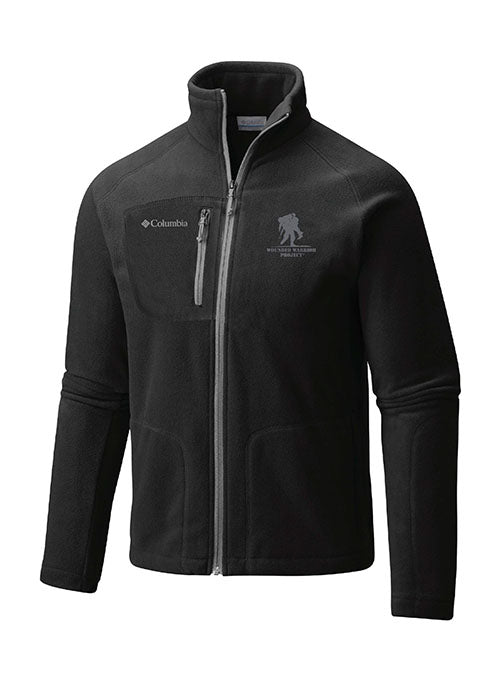 WWP Logo Columbia Full Zip Fleece - Black