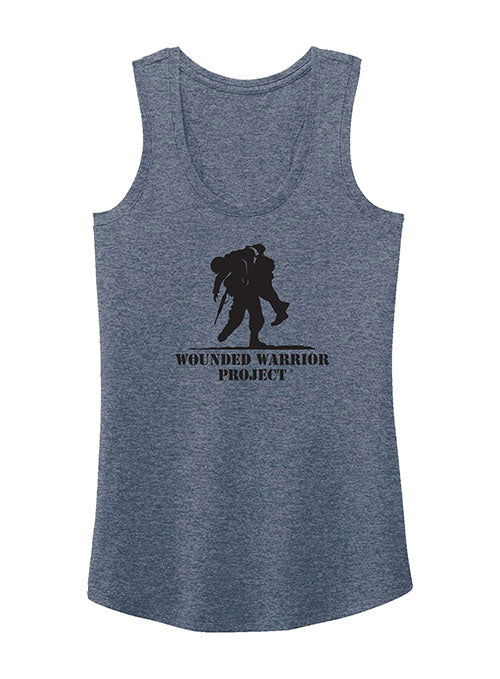 WWP Ladies Logo Tank - Navy Frost