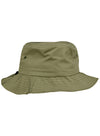 WWP Logo Boonie Hat in Olive Green - Back View