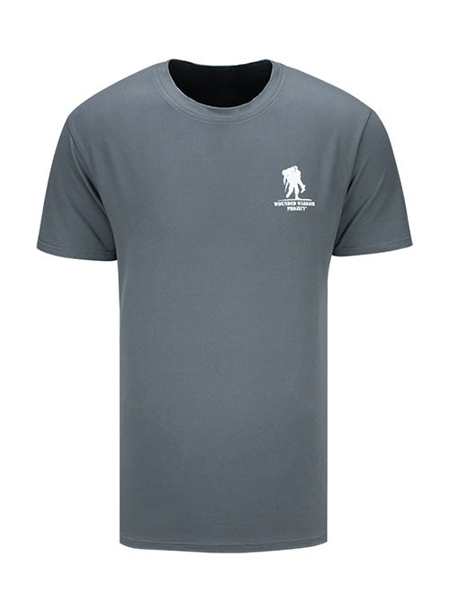 WWP Logo Performance Tee - Graphite - Front View