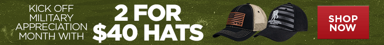 Kick off Military Appreciation Month with 2 for $40 Hats - SHOP NOW