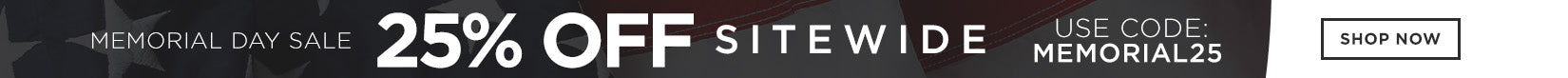 Memorial Day Sale - 25% Off Sitewide - USE CODE: MEMORIAL25