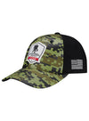 WWP 20th Anniversary Digital Camo Hat - Angled Left Side View