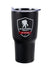 WWP 20th Anniversary Tumbler in Black - Front View 20th Anniversary Logo
