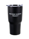 WWP 20th Anniversary Tumbler in Black - Back View WWP Word Mark