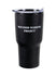 WWP 20th Anniversary Tumbler in Black - Back View WWP Word Mark