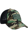 WWP Camo Patch Mesh Hat - Angled Right Side View