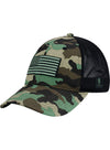 WWP Camo Patch Mesh Hat - Angled Left Side View