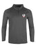 WWP 20th Anniversary 1/4 Zip - Carbon - Front View