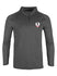 WWP 20th Anniversary 1/4 Zip - Carbon - Front View