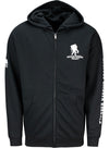 WWP Logo Full Zip - Black - Front View