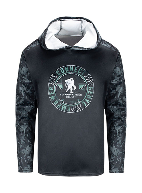 WWP Sublimated Hooded Sweatshirt - Digital Camo - Front View