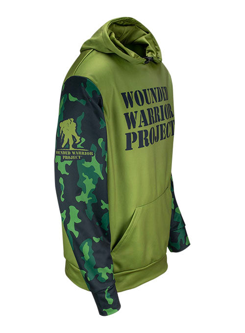 WWP Camo Series Hooded Sweatshirt - Angled Right Side View