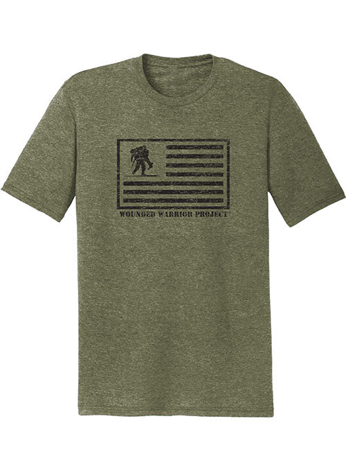 WWP Flag Tee - Military Green Frost