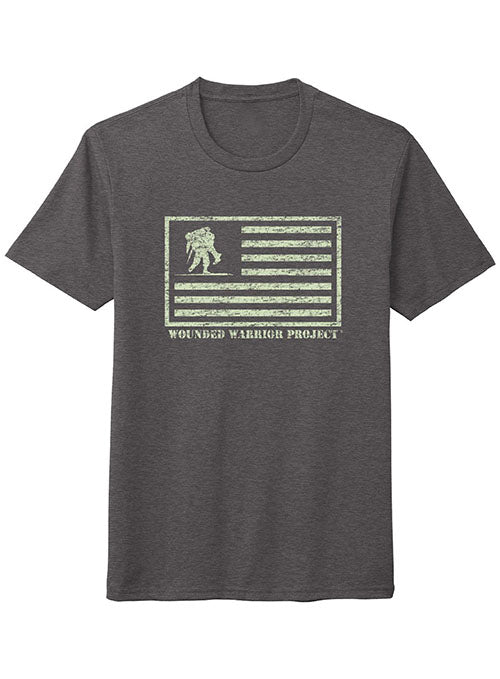 WWP Flag Tee - Black Frost - Front View