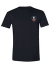 WWP 20th Anniversary Logo Tee in Black - Front View
