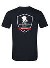 WWP 20th Anniversary Logo Tee in Black - Back View