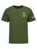 WWP 20th Anniversary Eagle Tee in Military Green - Front View