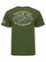 WWP 20th Anniversary Eagle Tee in Military Green - Back View
