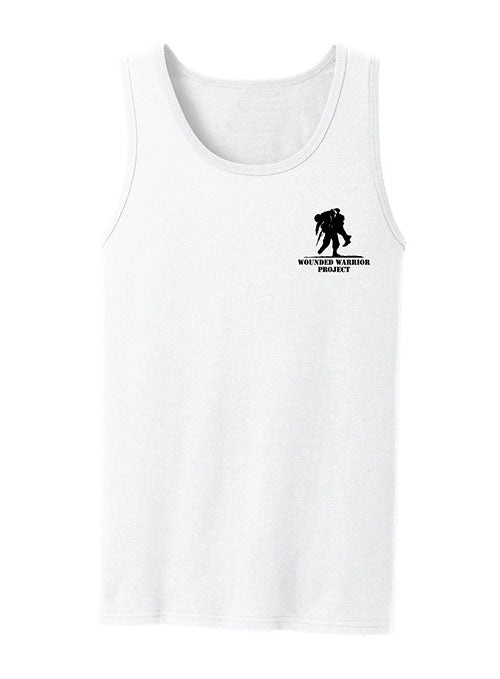 WWP Logo Tank Top - White - Front View