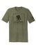 WWP Logo Frame Tee - Military Green - Front View