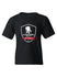 WWP 20th Anniversary Logo Youth Tee in Black - Front View