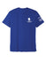 WWP Performance Tee - True Royal - Front View