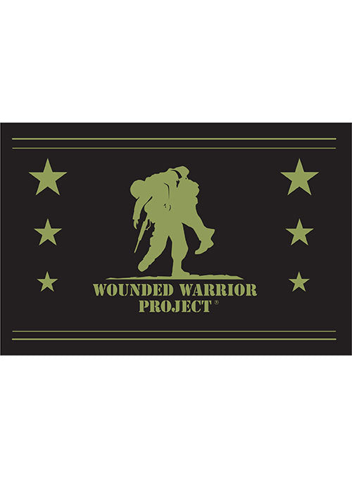 WWP Banner in Black - Front View