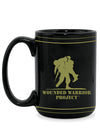 WWP 15 oz Mug in Black - Side View