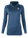 WWP Ladies Logo 1/4 Zip - Navy