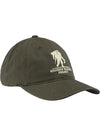 WWP Slouch Logo Hat in Military Green - Right Side View