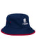 WWP Reversible Bucket Hat in Blue - Outside, Right Side View