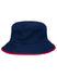 WWP Reversible Bucket Hat in Blue - Outside, Back View
