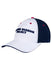 WWP Flex Fit Performance Hat in Navy and White - Left Side View