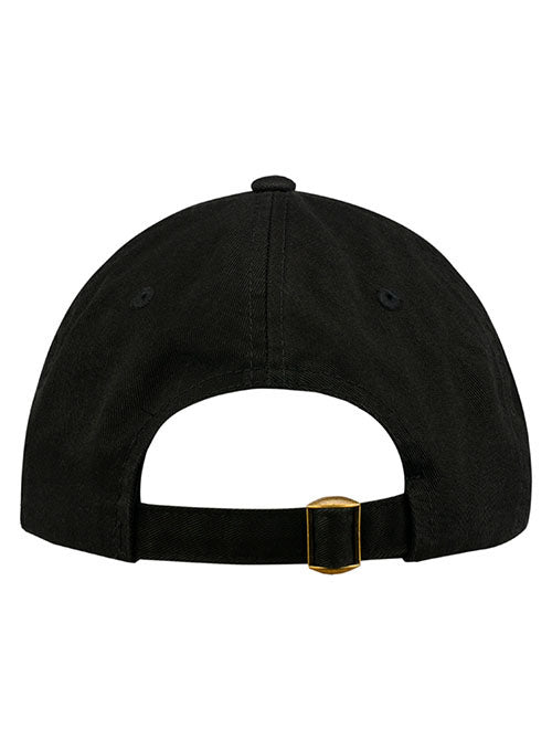 WWP Slouch Wordmark Hat in Black - Back View