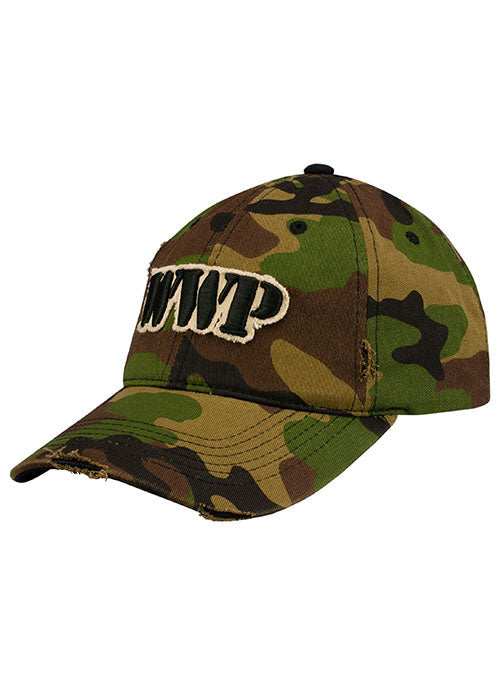 WWP Slouch Camo Hat - Left Side View