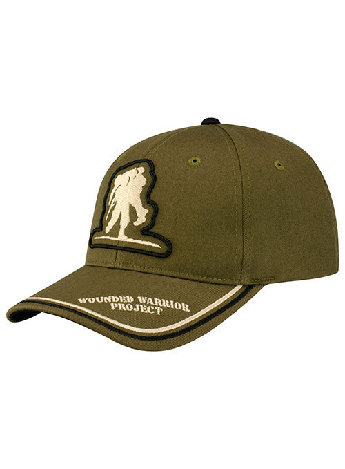 WWP Striped Bill Logo Flex Fit Hat