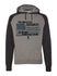 WWP Tagline Hooded Sweatshirt in Grey - Front View