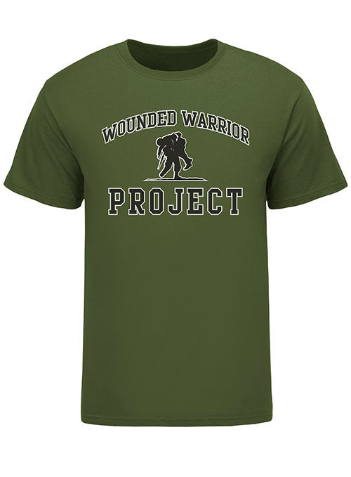 WWP Heart & Soul Tee in Military Green - Front View