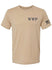 WWP Softhand Tee in Desert Tan - Front View