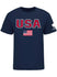 WWP Made in the USA Tee - Navy - Front View