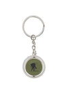 WWP Spinner Keychain in Green - Front Side